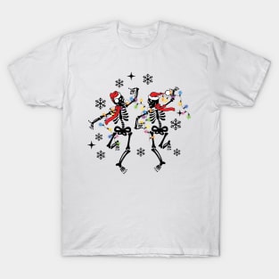 Dancing Christmas Skeleton T-Shirt